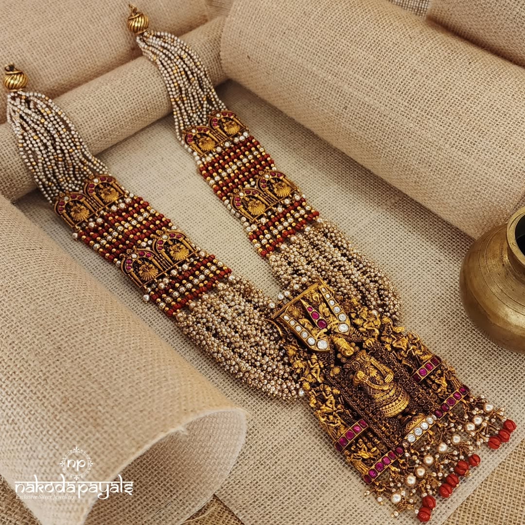 Gold Plated Temple Jewellery Collection From 'Nakoda Payals'