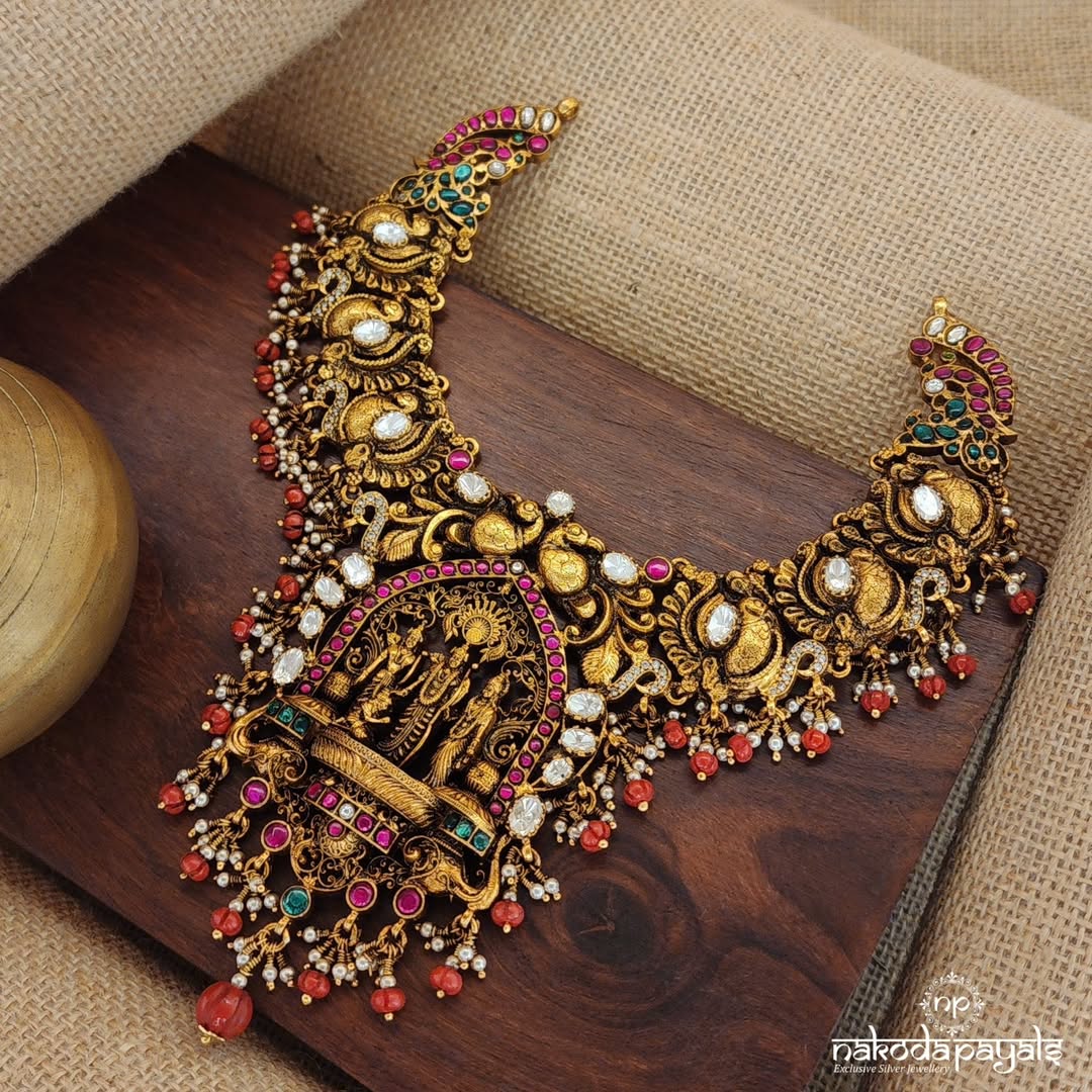 Gold Plated Temple Jewellery Collection From 'Nakoda Payals'