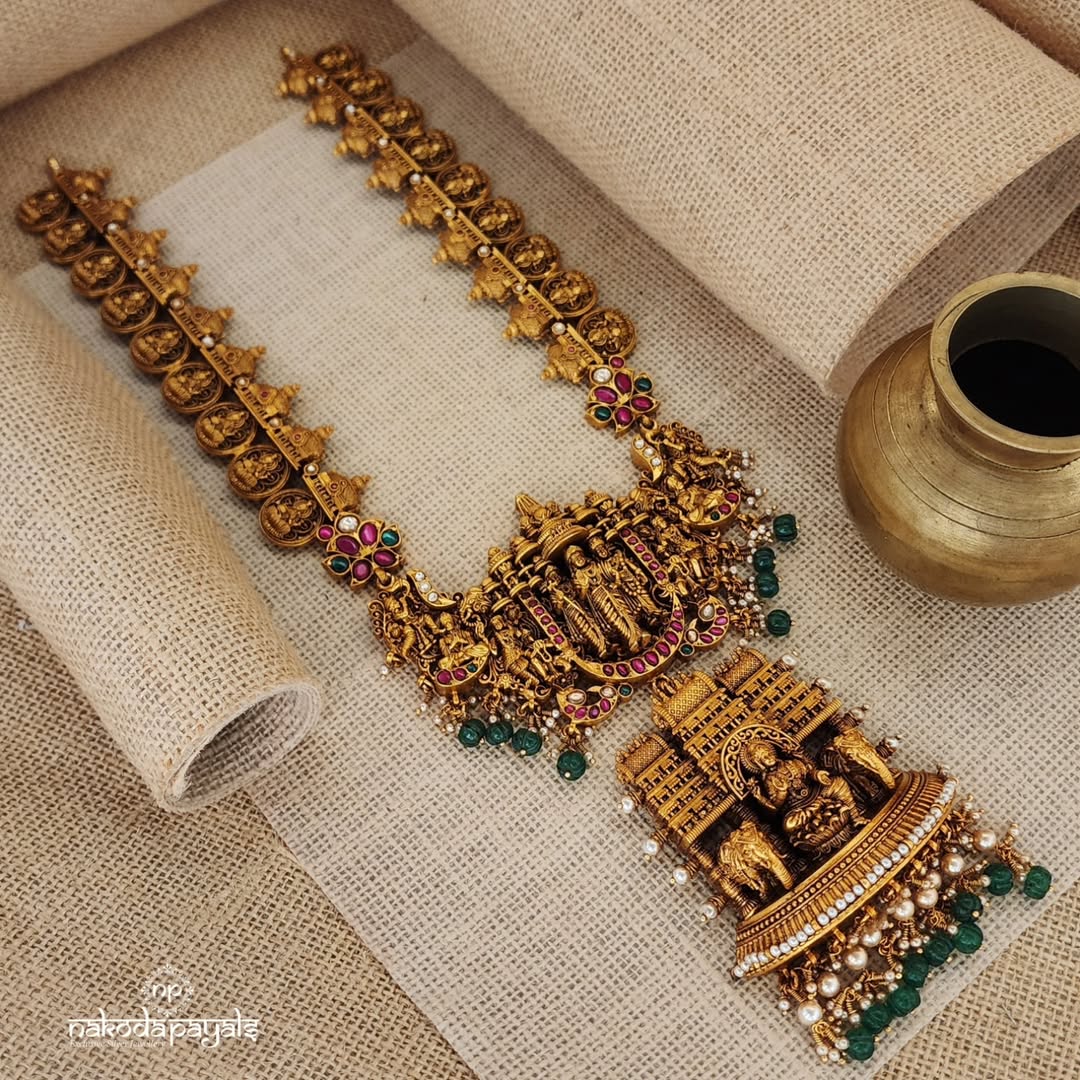 Gold Plated Temple Jewellery Collection From 'Nakoda Payals'
