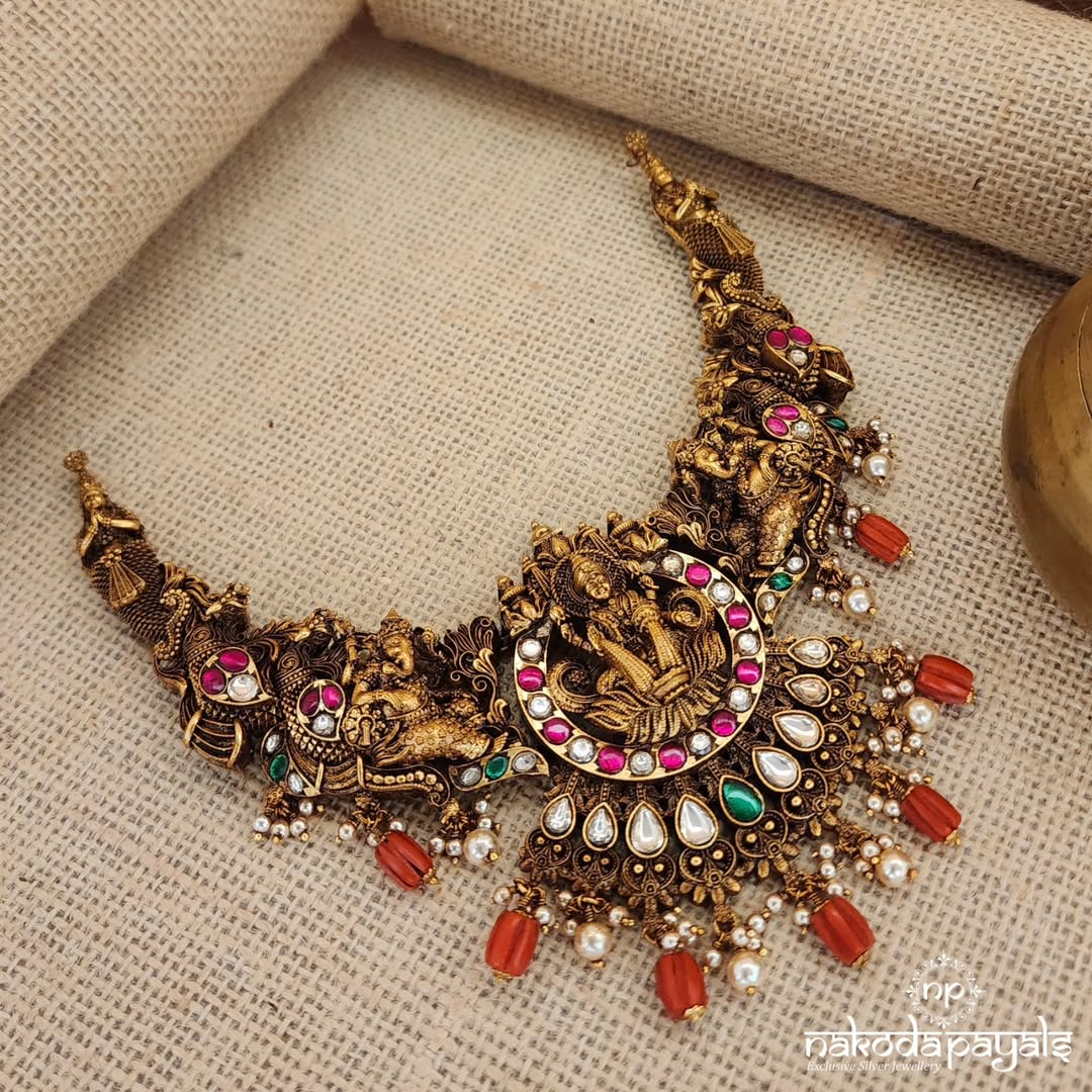 Gold Plated Temple Jewellery Collection From 'Nakoda Payals'
