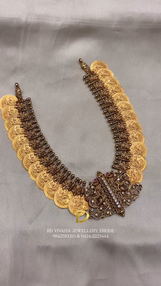 Kasumala Gold Necklace With Swarovski Stones From 'RD Vivaha'