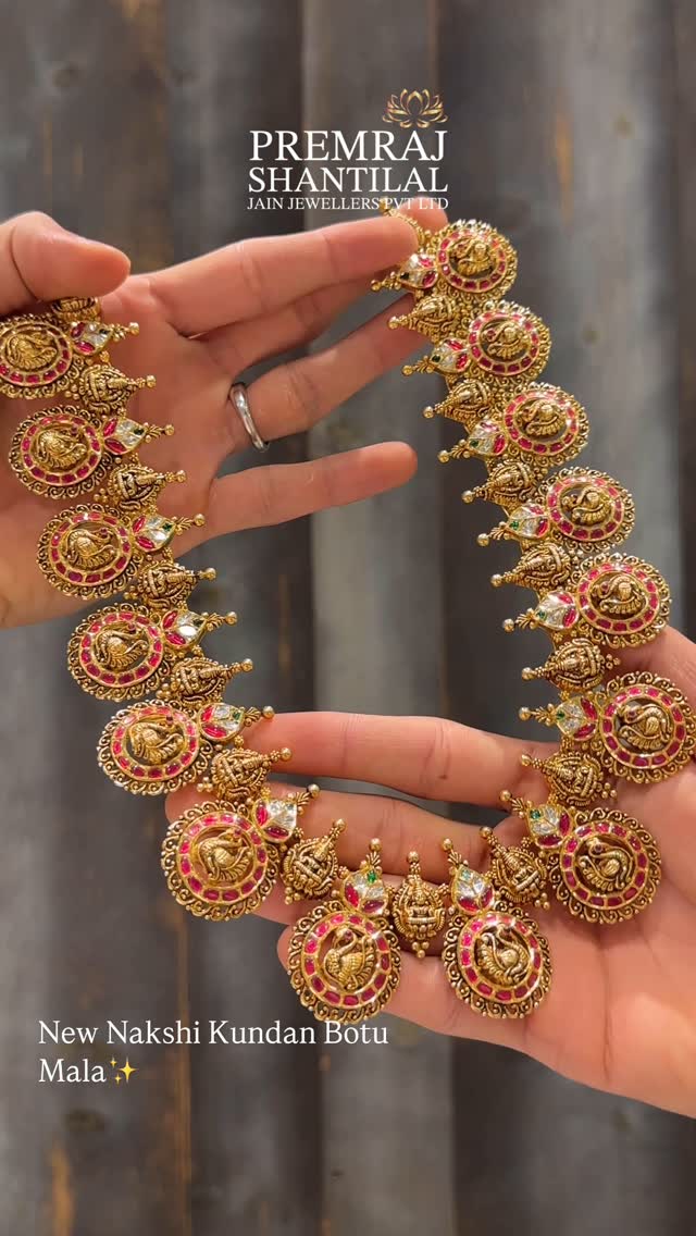 Nakshi Kundan Bottu Mala From 'Premraj shantilal jain jewellers'