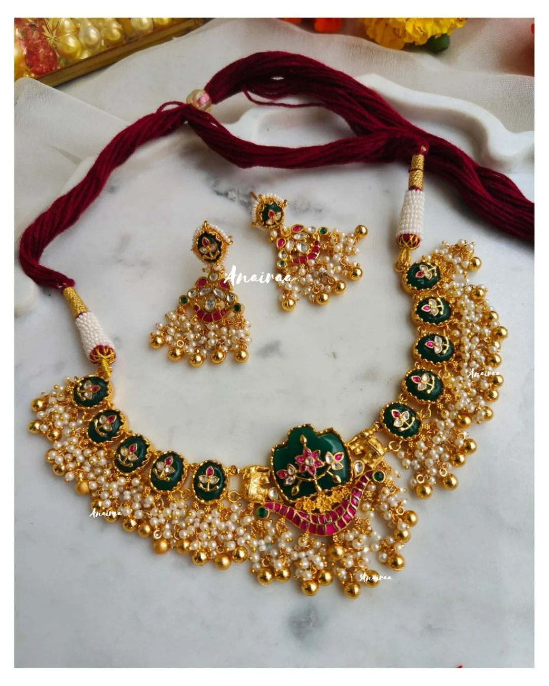 Tradition Kundan Jewellery Collection From 'Anaira Official'