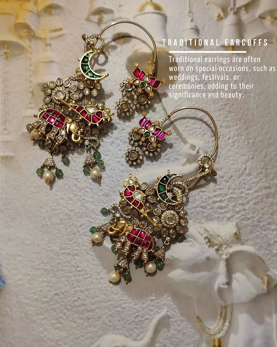 Traditional Bridal Ear Cuffs From 'Shivshahi'