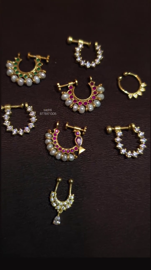 92.5 Silver Bridal Nose Rings Collections From 'Silver Sashti'