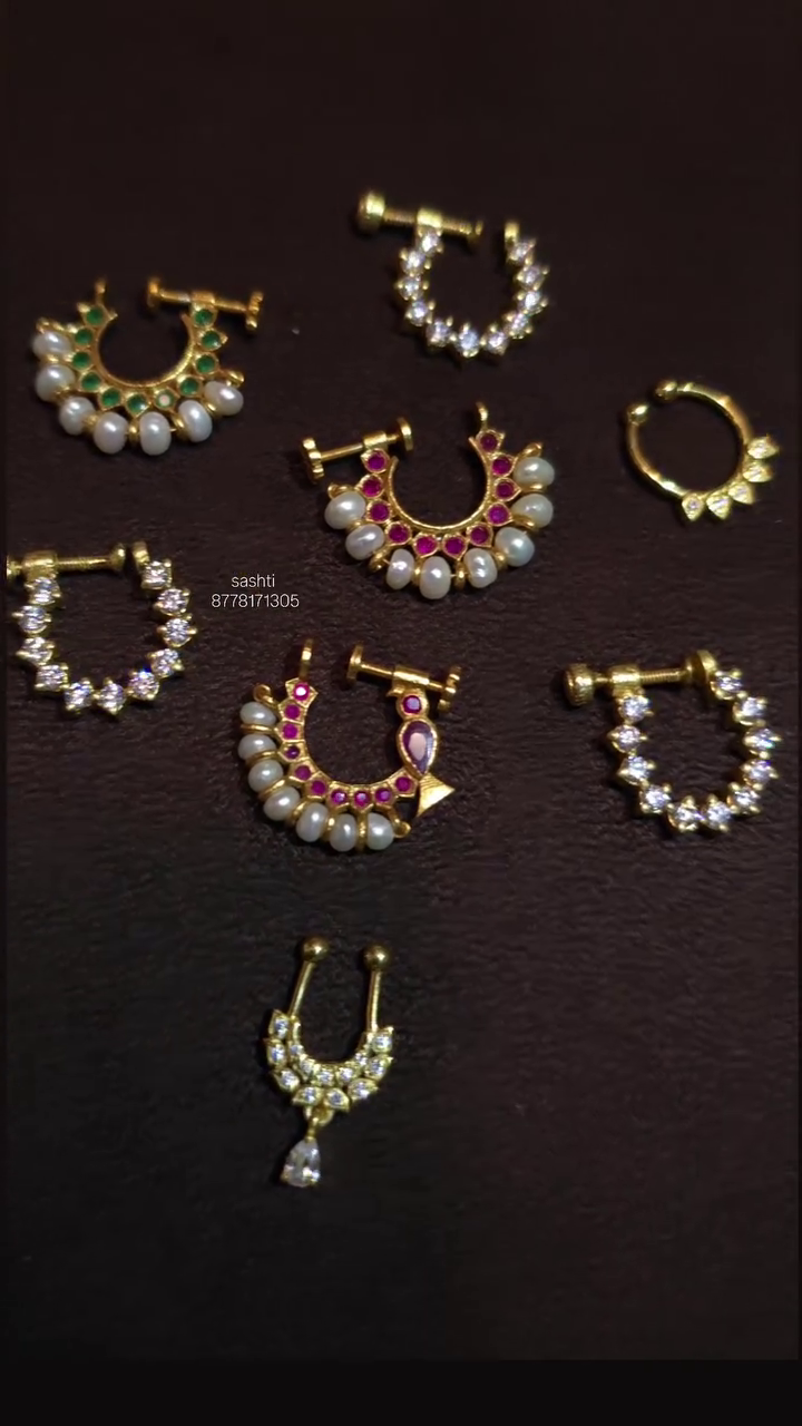 92.5 Silver Bridal Nose Rings Collections From 'Silver Sashti'