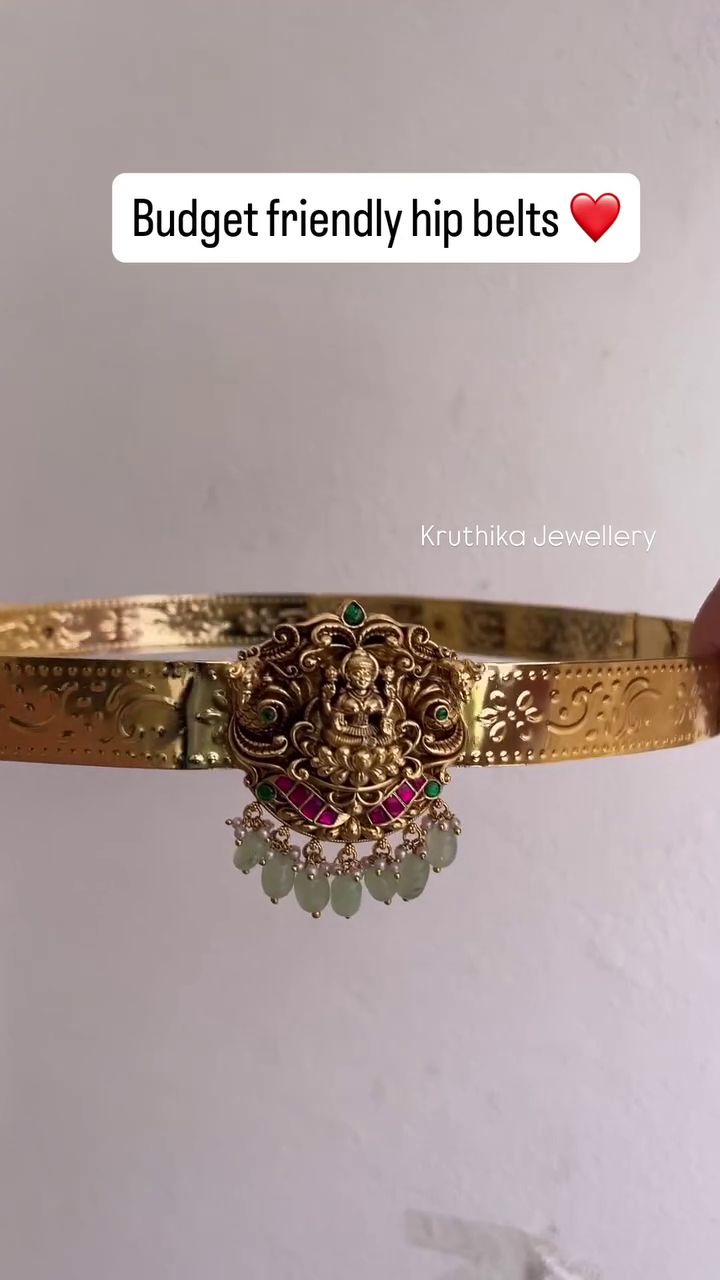 Antique Lakshmi Hip Belts Vaddanam Collections From 'Kruthika Jewellery'