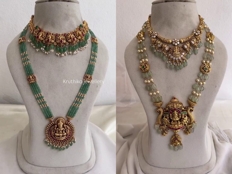 Beaded Jewellery Sets From 'Kruthika Jewellery'