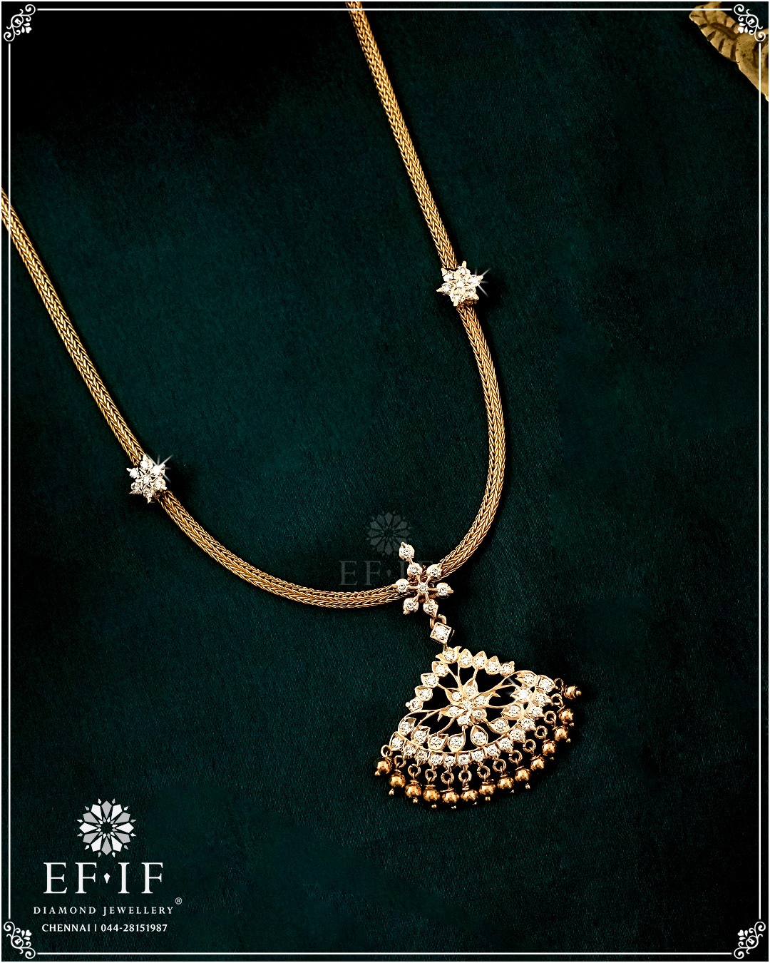 Beautiful Diamond Necklace From 'EF-IF Diamonds Jewellery'