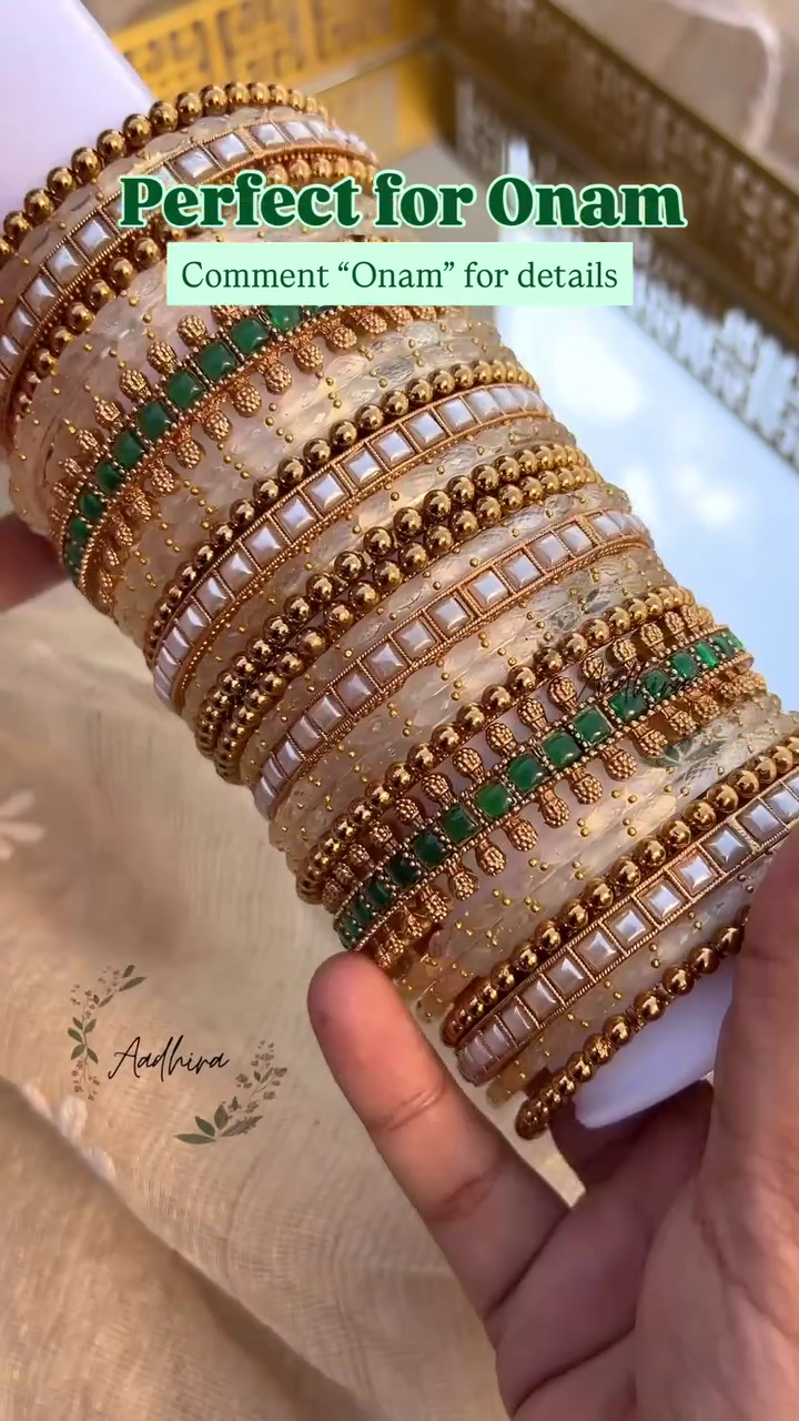Beautiful Glass Bangles From 'Aadhira'