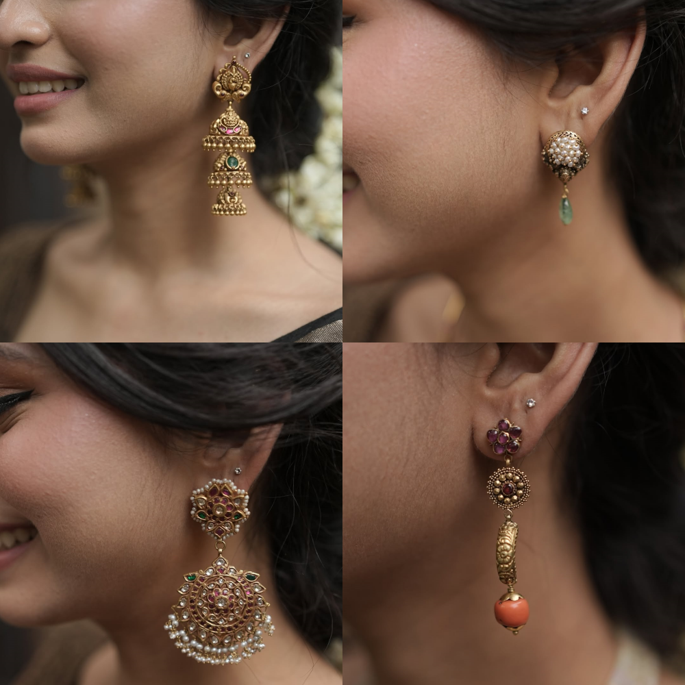 Beautiful Gold Earrings Collections From 'Arnav Jewellery'