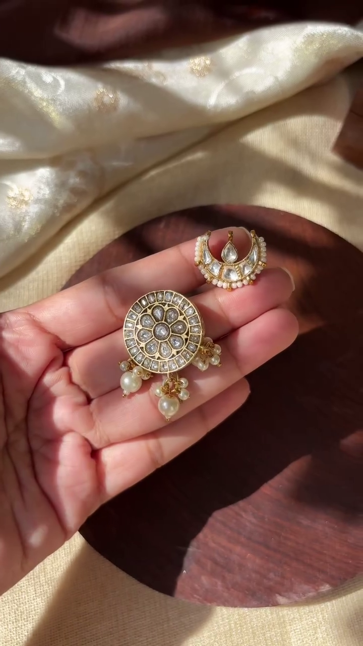 Beautiful Jadau Kundan Hair Pins Collection From 'Sreeni Accessories'