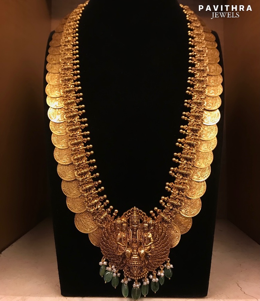 Beautiful Latest Collection Kasumaala From 'Pavithra Jewels'