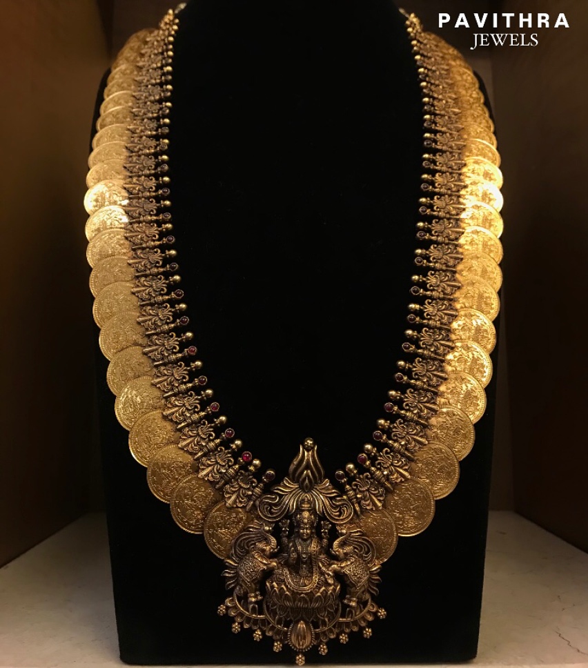 Beautiful Latest Collection Kasumaala From 'Pavithra Jewels'