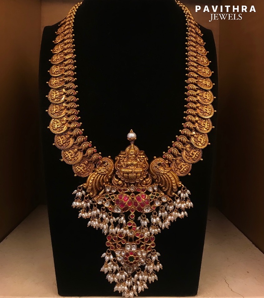 Beautiful Latest Collection Kasumaala From 'Pavithra Jewels'