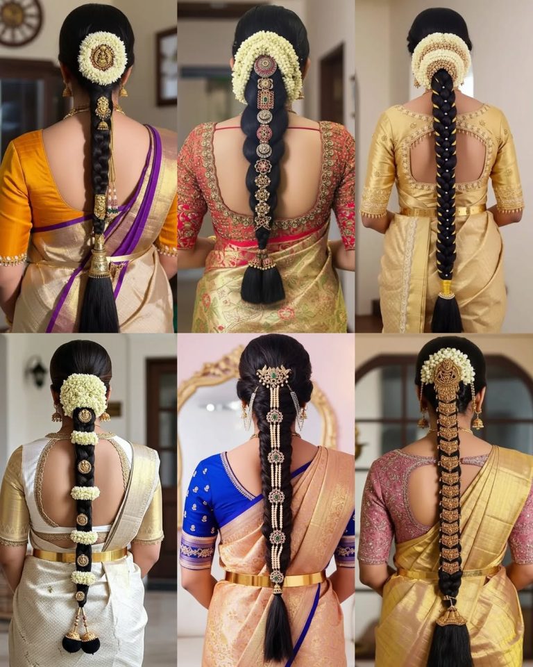 Bridal Hair Styling Ideas With Hair Accessories From 'South India Jewels'
