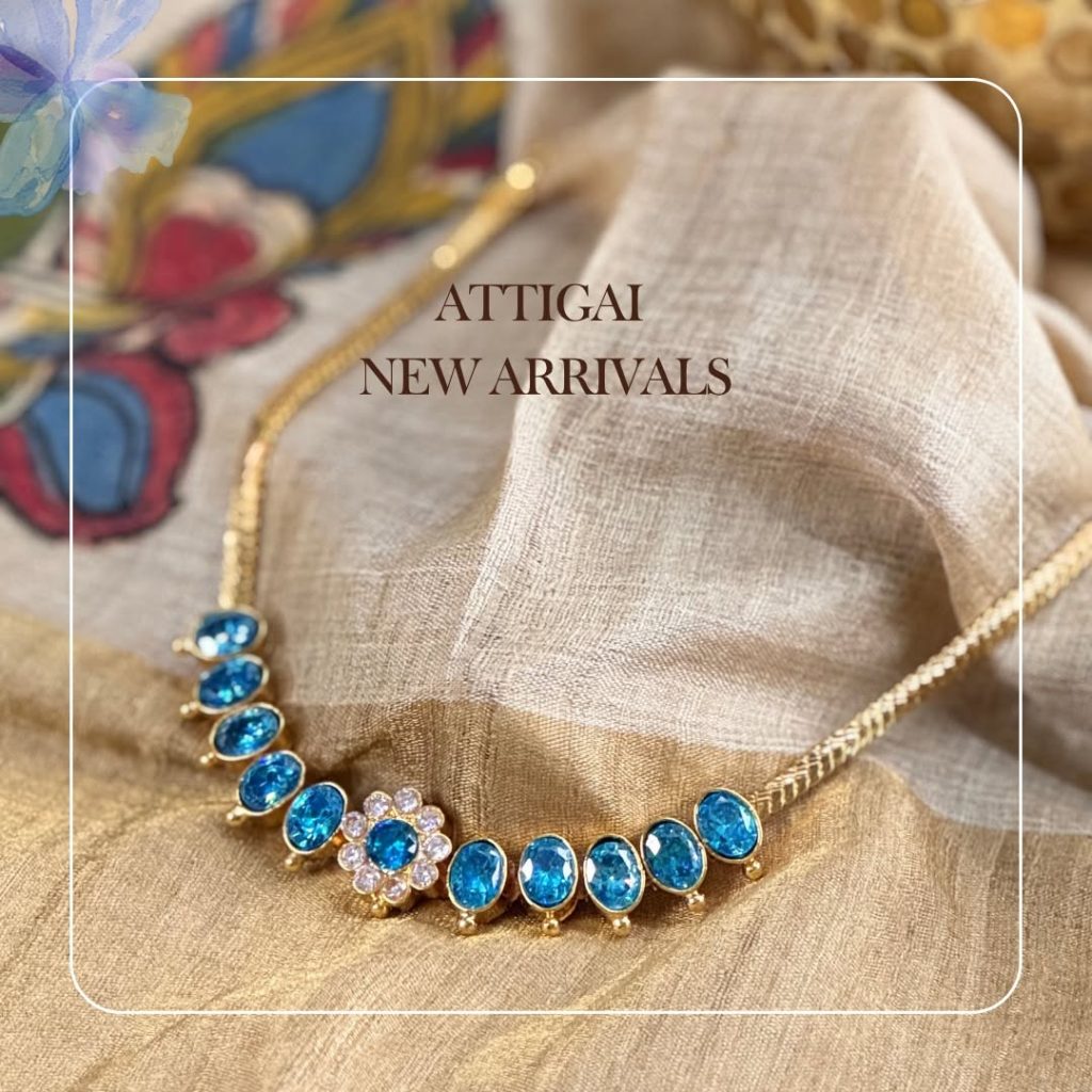 Gold Plated Attigai Necklace Collection From 'Cbigs Jewels'