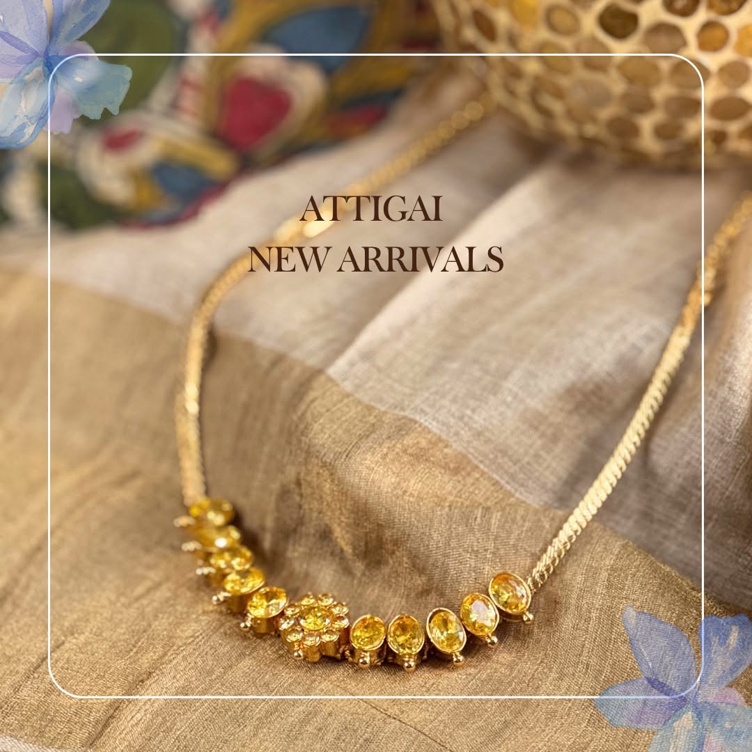 Gold Plated Attigai Necklace Collection From 'Cbigs Jewels'