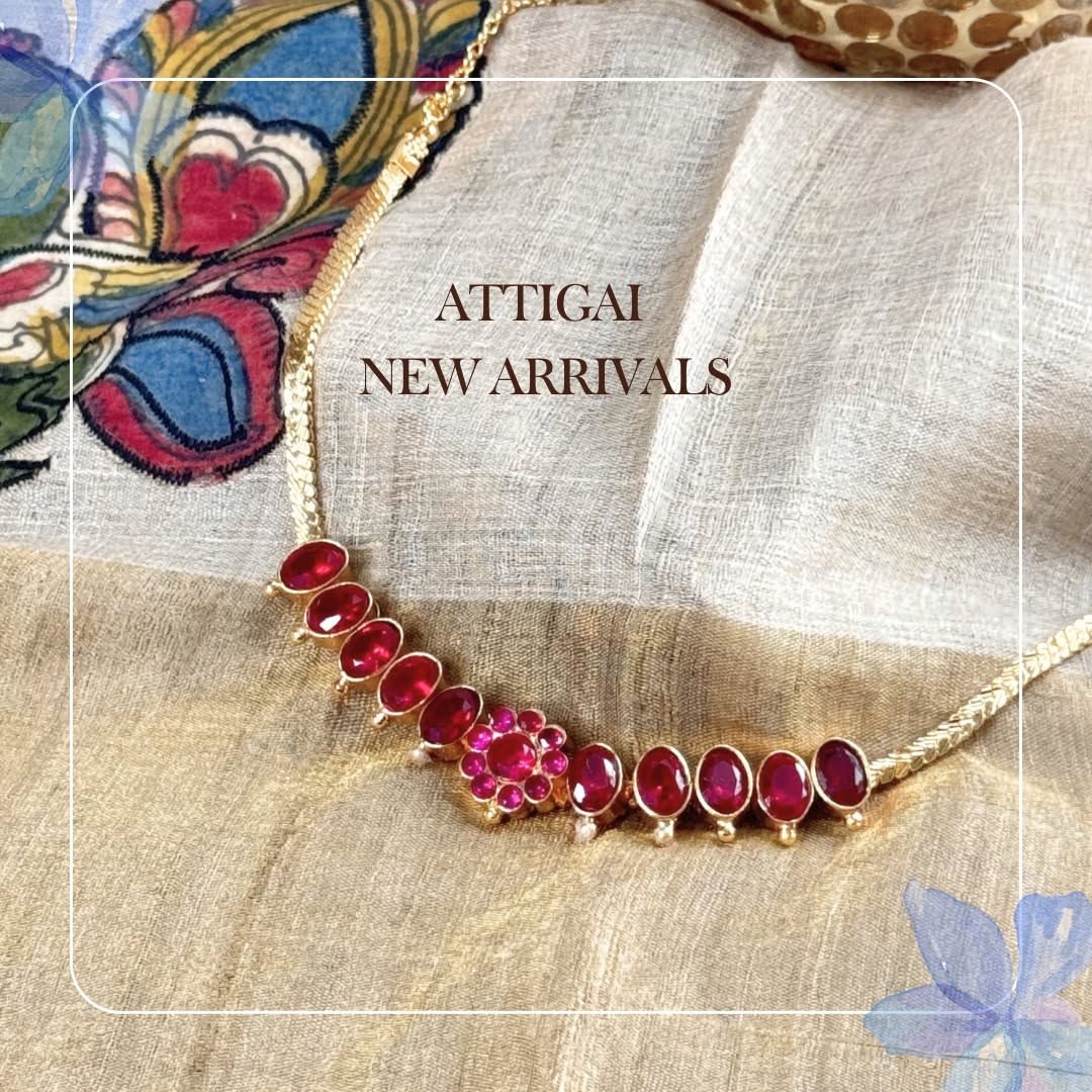Gold Plated Attigai Necklace Collection From 'Cbigs Jewels'