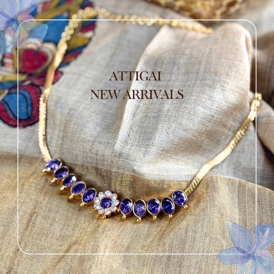 Gold Plated Attigai Necklace Collection From 'Cbigs Jewels'