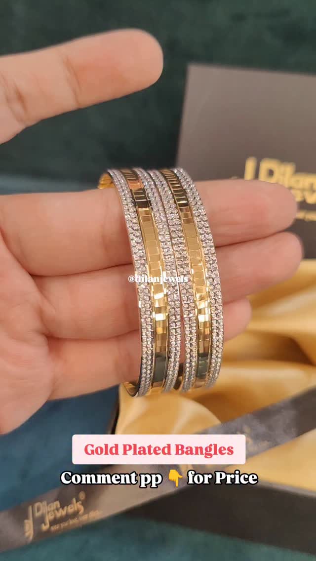 Gold Plated Bangles From 'Dilan Jewels'