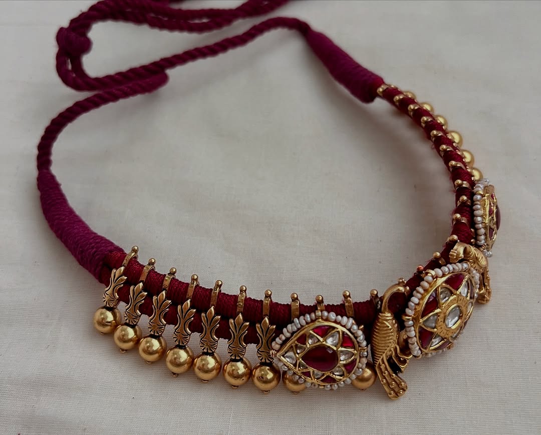 Gold Plated Threaded Choker Sets From 'House of Taamara'