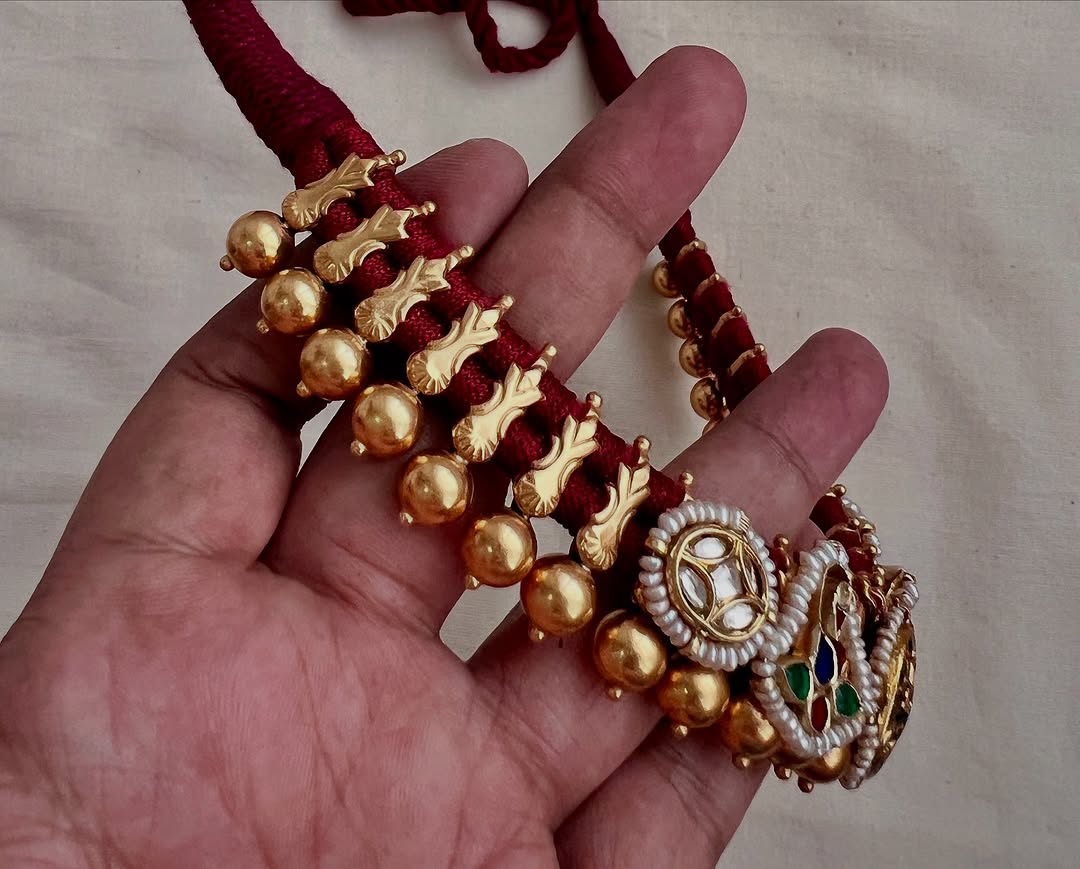 Gold Plated Threaded Choker Sets From 'House of Taamara'