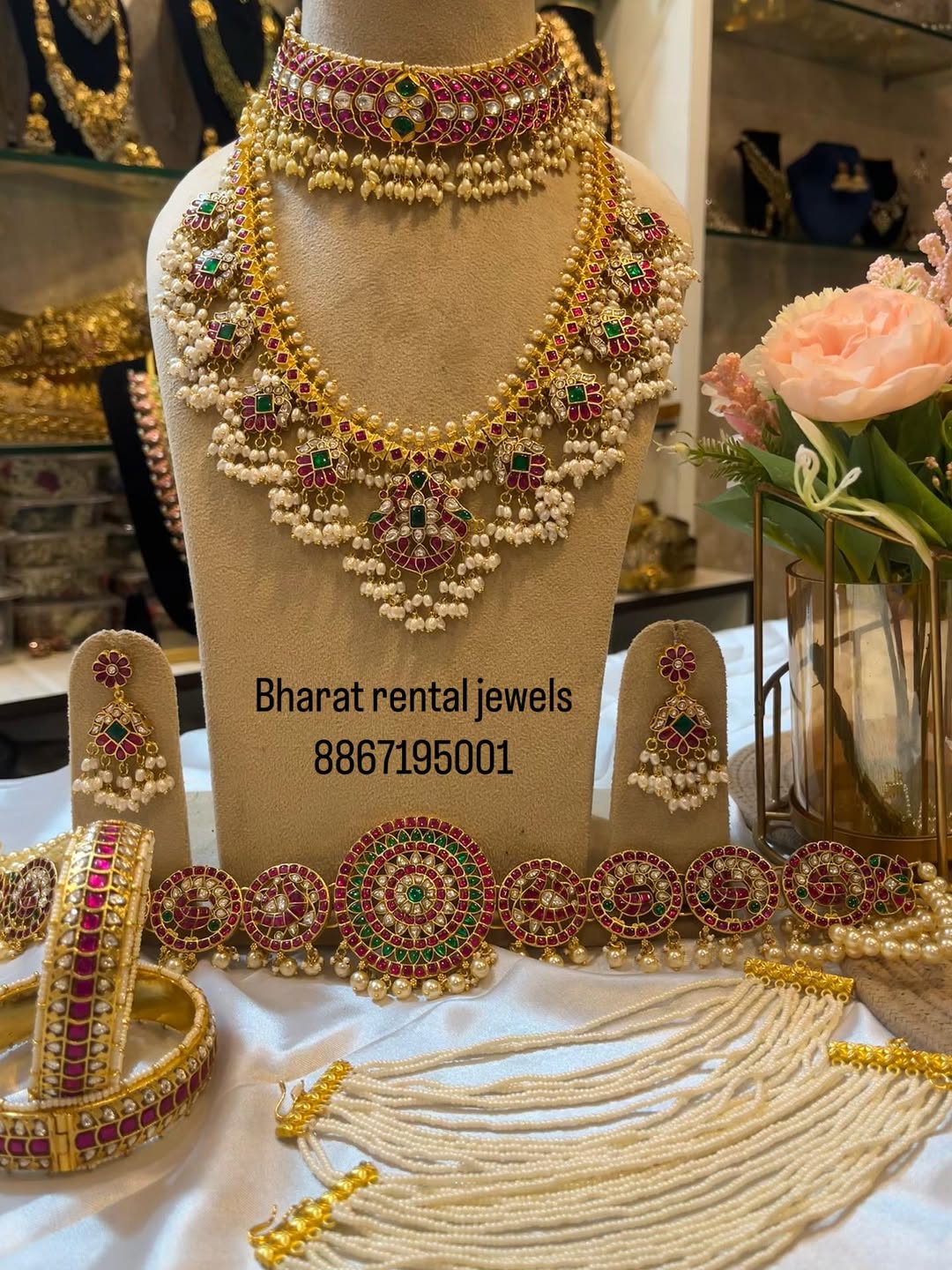 Imitation Bridal Jewellery sets From 'Bharat Rental Jewels'
