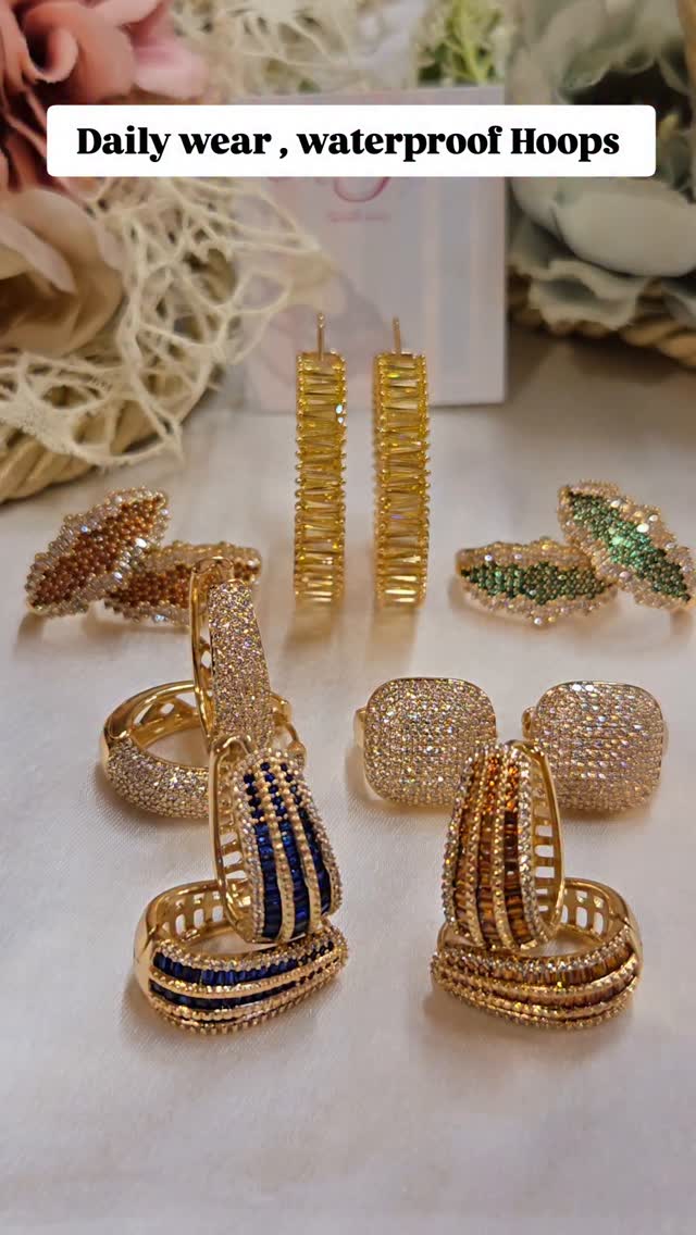 Imitation Hoop Earrings From 'Miss Tinsel Jewelry'