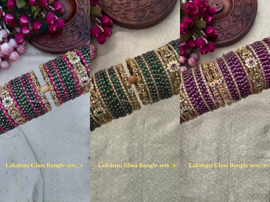 Lakshmi Glass Bangle Set From 'Bangle of Kraftiverse'
