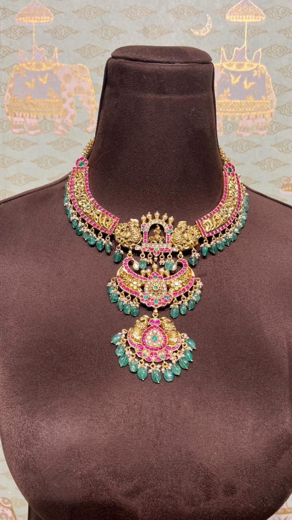 Nakshi Kundan Kante Necklace From 'Rajatamaya'