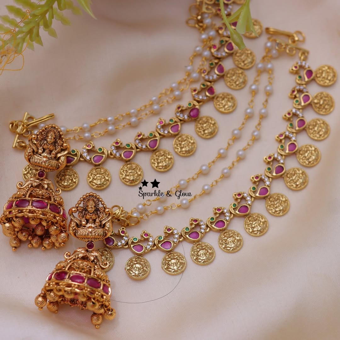 Stunning Jhumkas and Ear Chains Collection From 'Sparkles By Archana'