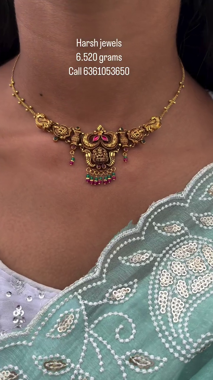 Traditional Gold Choker From 'Harsh Jewels’