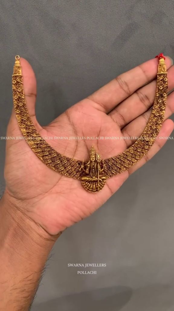Traditional Lalitha Devi Kante Necklace From 'Swarna Jewellers Pollachi'