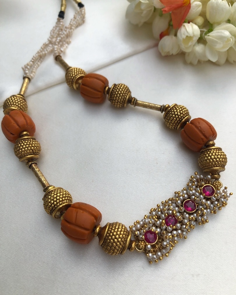 Trendy Gold Plated Necklace Collections From 'House of Taamara'