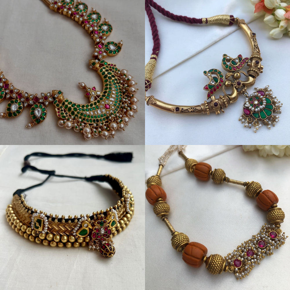 Trendy Gold Plated Necklace Collections From 'House of Taamara'
