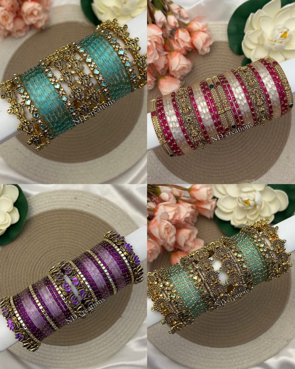 Traditional Glass Bangles Collection From 'ND Creations'