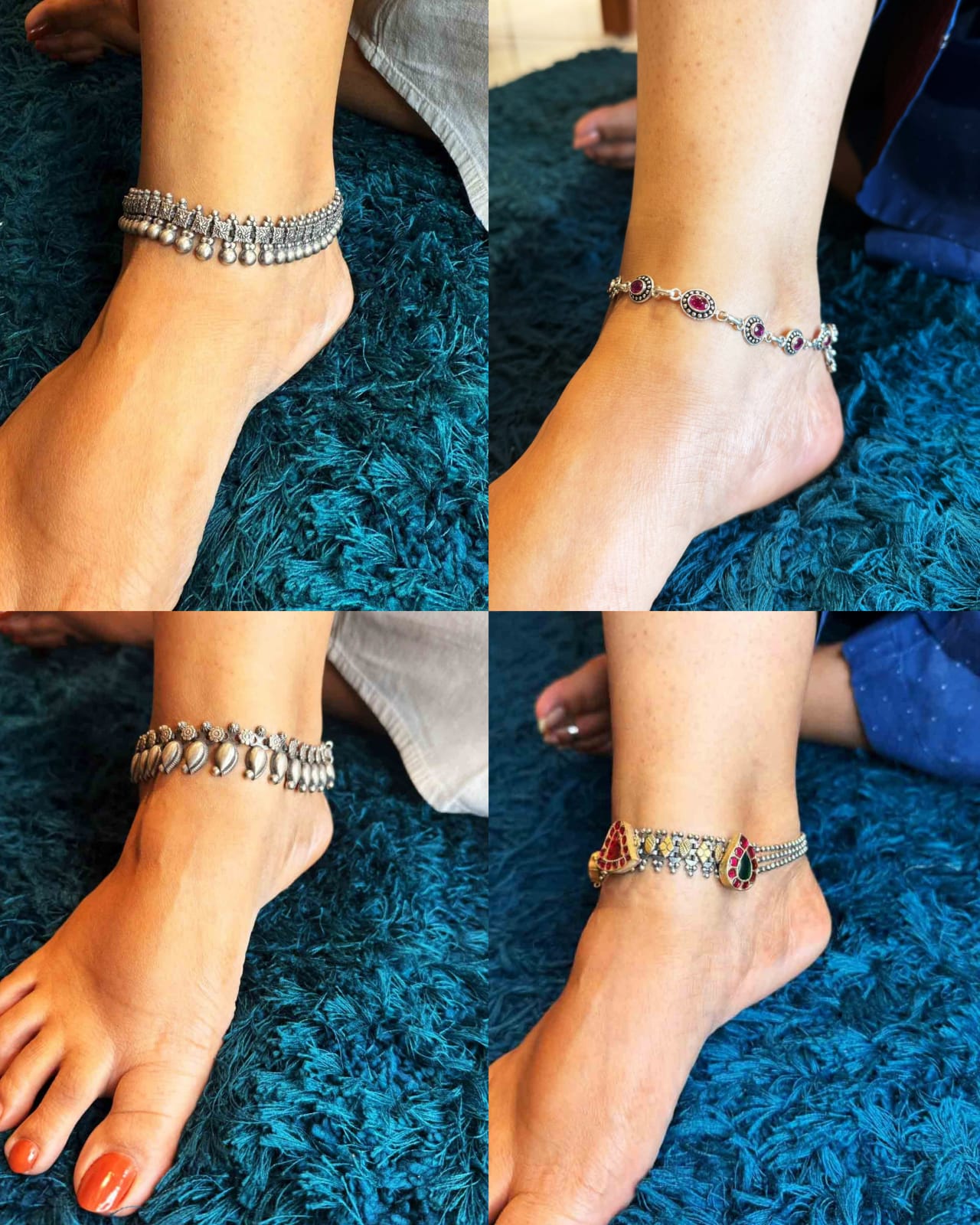 Gold Plated Anklets Collections From 'Eta Jewels'