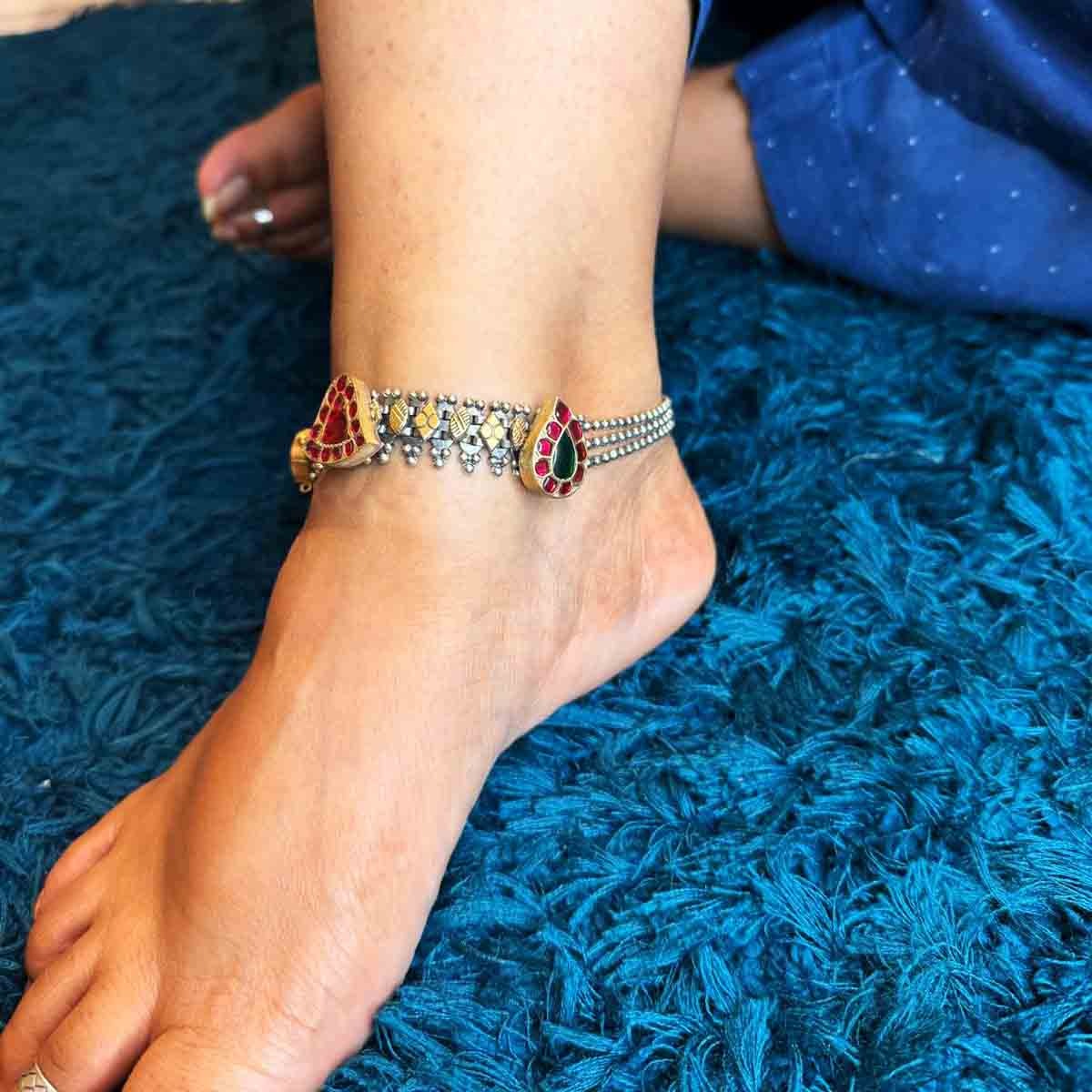 Gold Plated Anklets Collections From 'Eta Jewels'