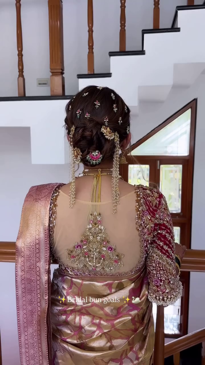 Bridal Bun Goals Hair Styling By 'Prajkta Sawant'