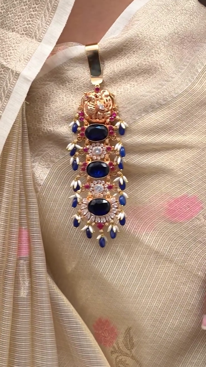 Gold Plated Saree Key Chains From 'Queens Jewel Emporium'