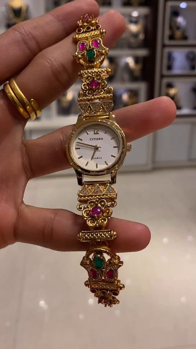 Gold Plated Watches From 'Dulhan Jewels'