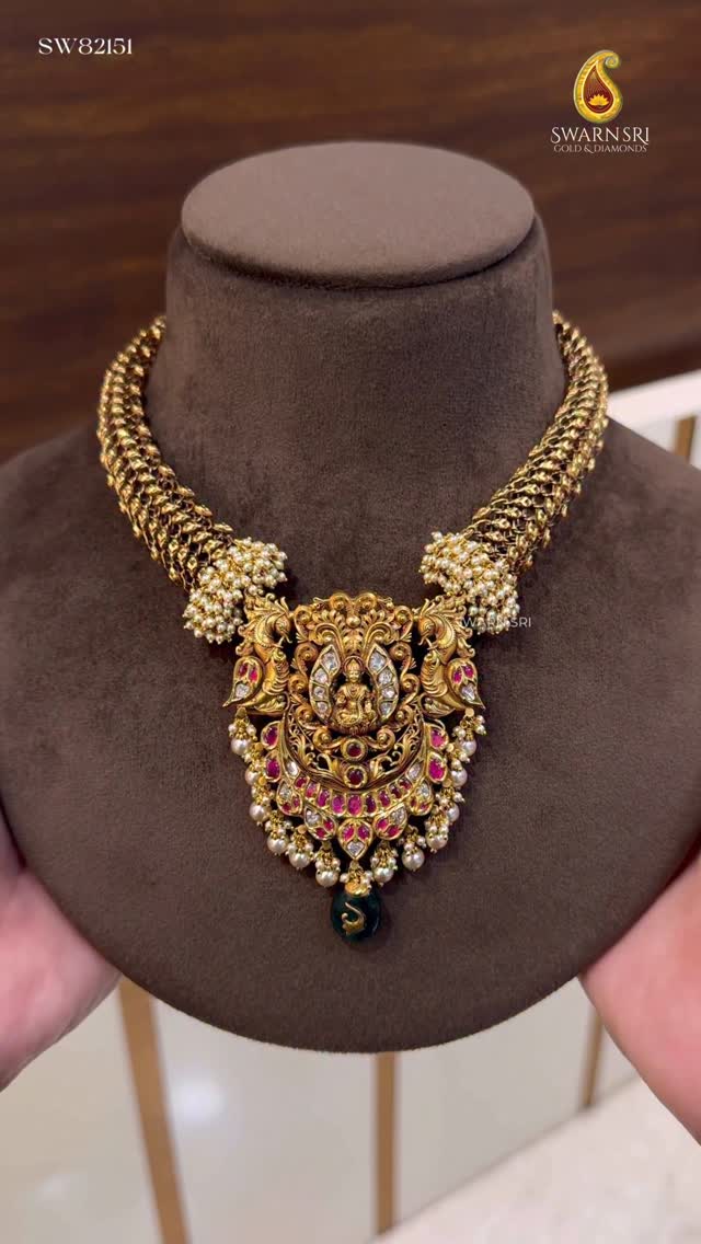 Gold Kanti Necklace From 'Swarnsri Gold'