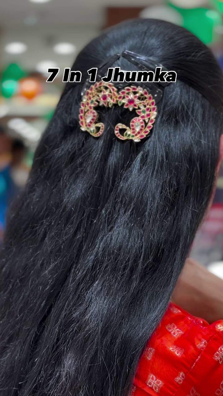 7 in 1 Gold Jhumkas From 'Mukunda Jewellers'