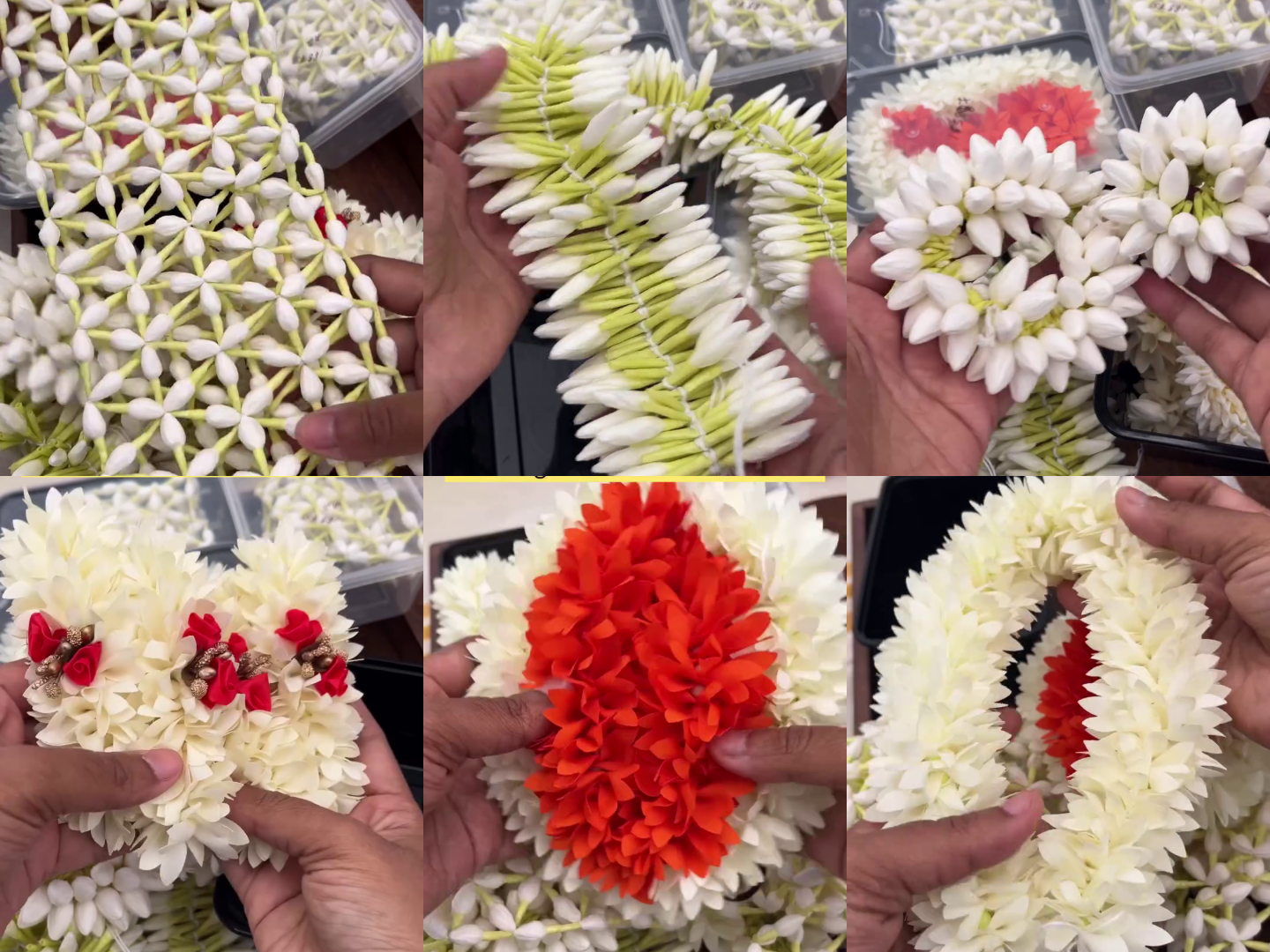 Artificial Jasmine Flowers String For Hair From 'Sparkles By Archana'