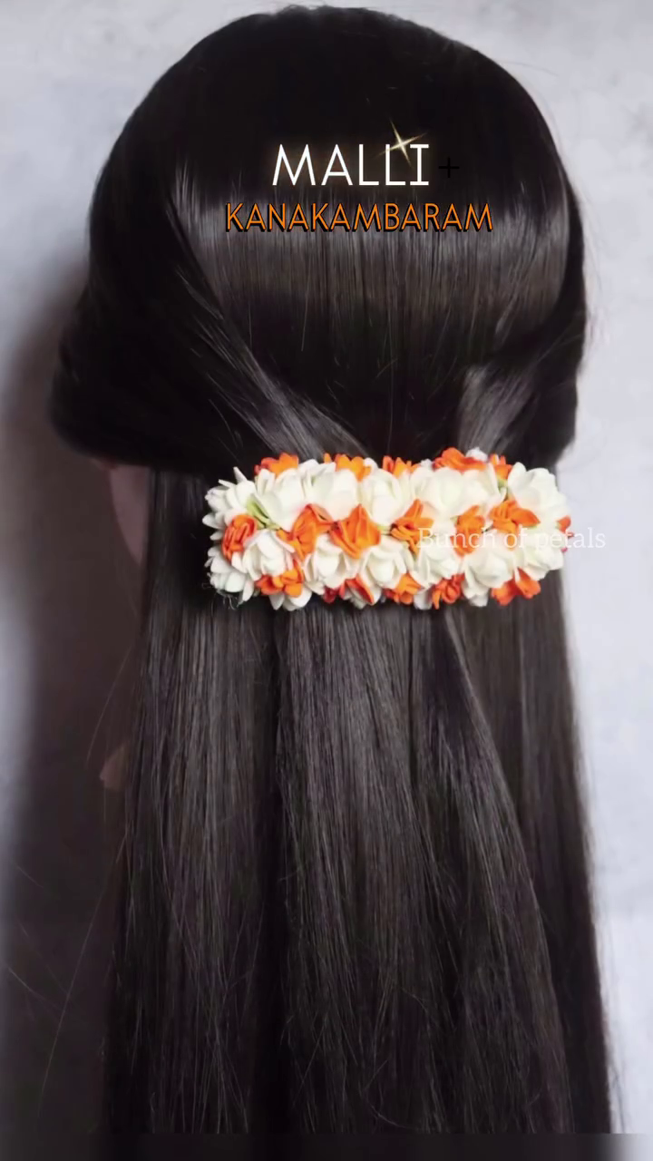 Artificial Jasmine Kanakambaram Hair Accessories From 'Bunch of Petals'