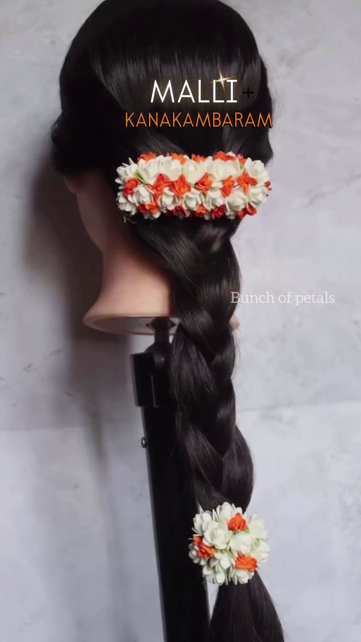 Artificial Jasmine Kanakambaram Hair Accessories From 'Bunch of Petals'