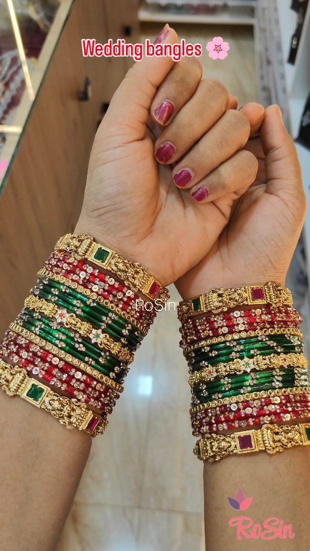 Beautiful Glass Bangles From 'Rosin Bangles'