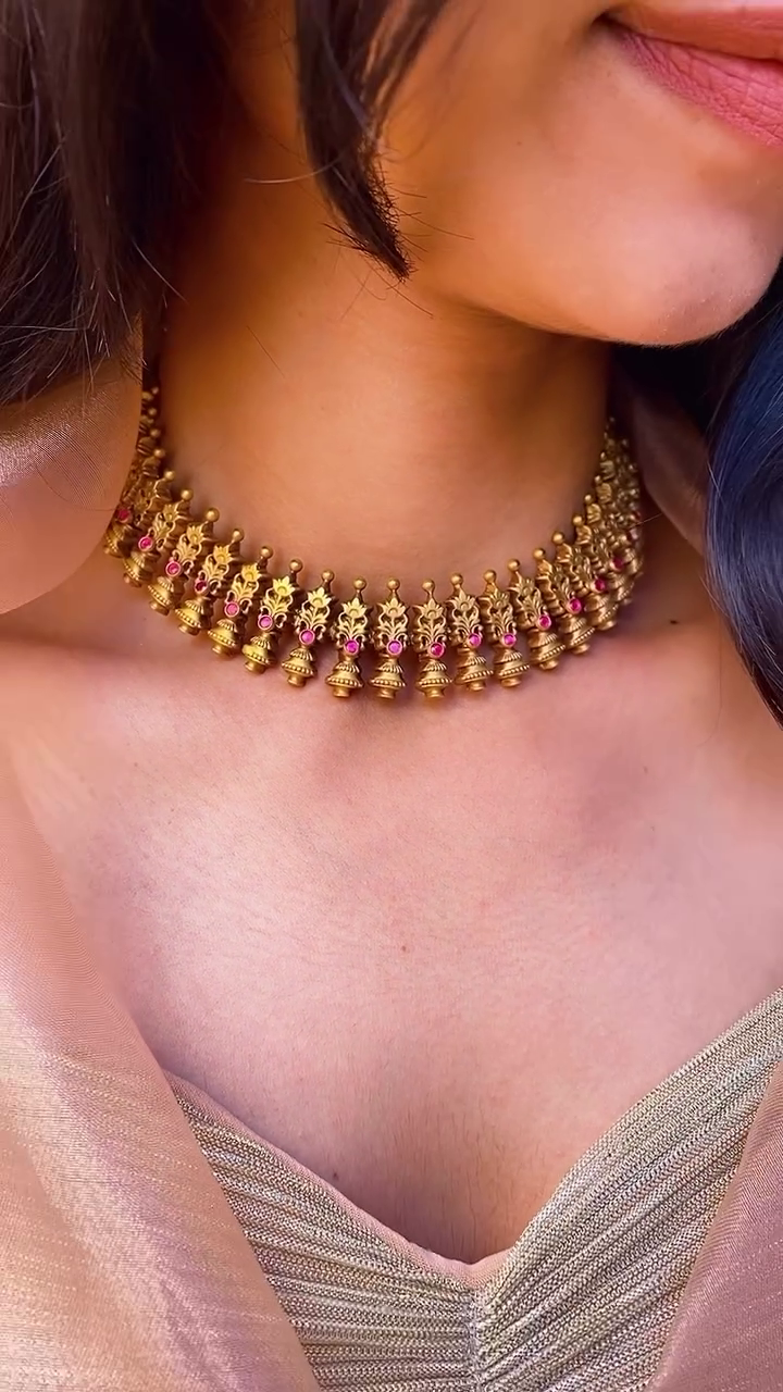 Gold Designer Necklace From 'Arnav Jewellery'