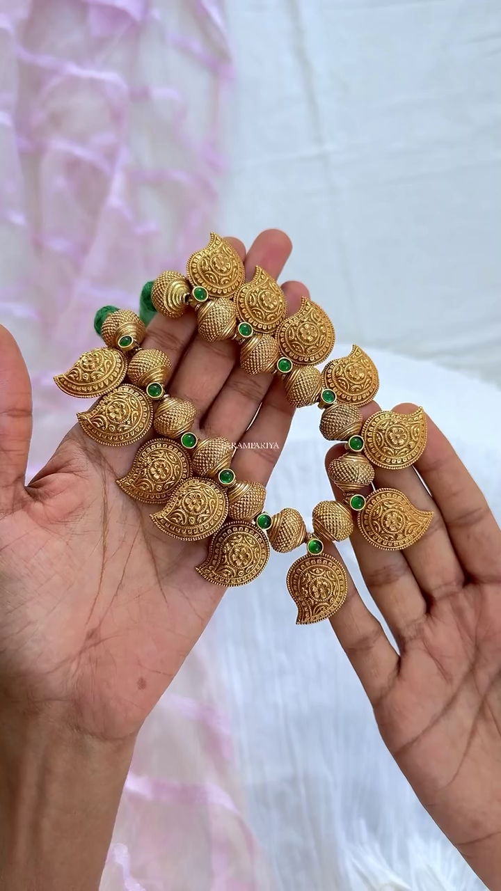 Gold Plated Mango Necklace From 'Parampariya'